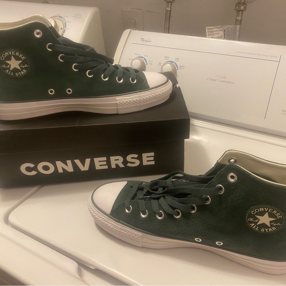 Converse vintage Forest Green CTAS Pro Perforated Suede Hightop